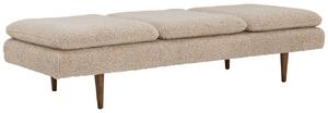 Béžová bouclé lenoška Bloomingville Pione 198 cm