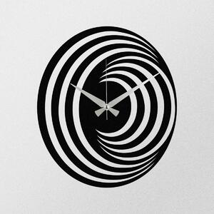 Nástěnné hodiny Circles S017 Black, 48 x 48 cm