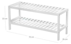 Botník MATE 70x33x26 cm bílá