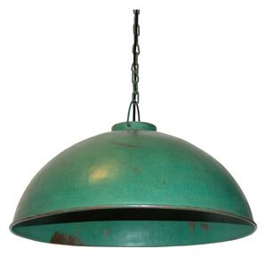 Závěsná lampa, industriální styl - zelená
