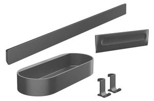 Sada doplňků Hansgrohe WallStoris matná černá 27967670