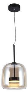 LED Solution Černé závěsné LED svítidlo s jantarovým stínidlem 23cm 6W 23379
