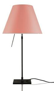 Stolní lampa Luceplan, stmívatelné, Pudrová, Obývací pokoj, Hliník