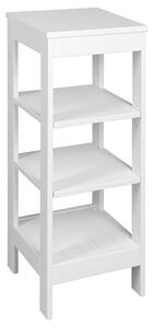 AQUALINE - ETIDE policový regál 36x86x36 cm, bílá mat ET086
