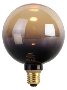 E27 Stmívatelná LED žárovka G125 černá zlatá 3,5W 80lm 1800K