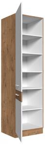 Dřevěná kuchyňská skříňka Woodline 60 DK-210 2F, Barva: dąb lancelot / dark wood Mirjan24 5903211312250