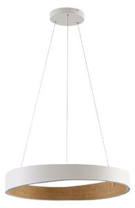 Závěsná svítidlo Lucande, Daelor, stmívatelné, Bílá, Jídelna, Kov, Design