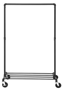 Mobilní stojanový věšák LINEA černá