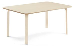 AJ Produkty Stůl ELTON, 1400x800x590 mm, bříza, akustická HPL deska, bříza