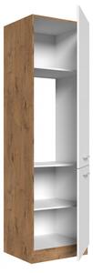 Kuchyňská skříňka Woodline 60 LO-210 2F, Barva: dąb lancelot / dark wood Mirjan24 5903211312359