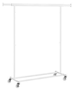 Mobilní stojanový věšák LINEA bílá