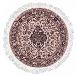 Makro Abra Kulatý koberec CHENILLE PRINTED JZ-275 Klasický hnědý Rozměr: průměr 120 cm
