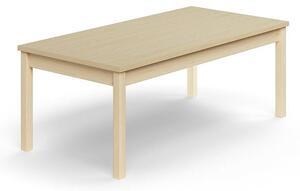 AJ Produkty Stůl DECIBEL, 1400x700x530 mm, akustická HPL deska, bříza