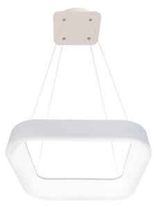 Ecolite Bílé závěsné LED svítidlo hranaté 40W s DO WMKL02S-40W/LED-BI
