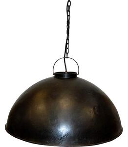 Závěsná lampa, industriální styl - pálený vosk