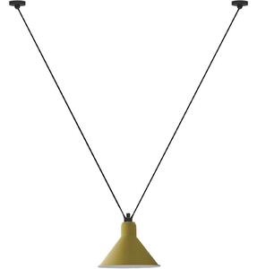 Závěsná svítidlo Lampe Gras, Žlutá, Obývací pokoj, Kov