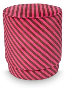 Pip Studio Puf Block Stripe - růžový