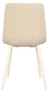 Jídelní židle Nino 54x45x89 cm - přírodní tkanina