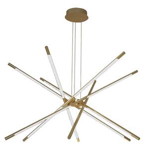 LED Solution Zlaté závěsné LED svítidlo designové 97cm 42W stmívatelné 15343