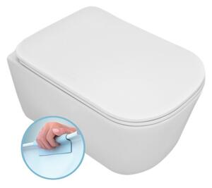 KERASAN - TRIBECA závěsná WC mísa, Rimless, 35x54cm, bílá 511401