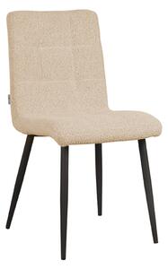 Jídelní židle Sam 57x45x86 cm - béžová tkanina