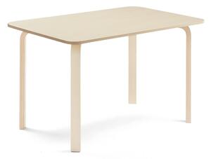 AJ Produkty Stůl ELTON, 1200x800x710 mm, bříza, akustická HPL deska, bříza