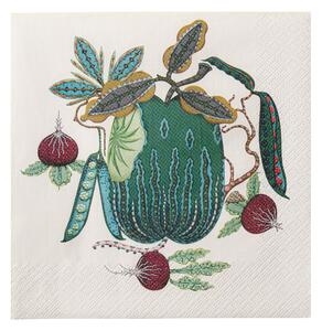 Papírové ubrousky Taika Sato iittala 33x33 cm zelené