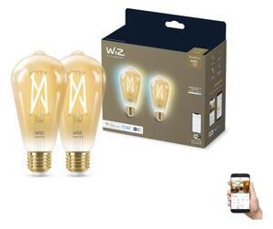 SADA 2x LED Stmívatelná žárovka VINTAGE ST64 E27/6,7W/230V 2000-5000K Wi-Fi -WiZ
