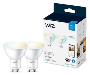 SADA 2x LED Stmívatelná žárovka PAR16 GU10/4,7W/230V 2700-6500K CRI 90 Wi-Fi-WiZ