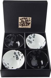 MIJ Set Misek Black & White Sakura 4 x 200 ml MIJC0319