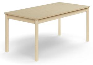 AJ Produkty Stůl DECIBEL, 1600x800x720 mm, akustická HPL deska, bříza