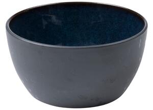 BITZ Tmavě modrá kameninová miska Lunara 14 cm
