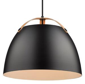 Závěsná svítidlo Halo Design, Černá, Jídelna, Sklo