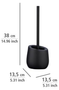 WENKO 23654800 - WC štětka BADI 13,5x38 cm černá