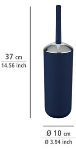 WENKO 22522100 - WC štětka BRASIL 10x37 cm modrá/lesk. chrom
