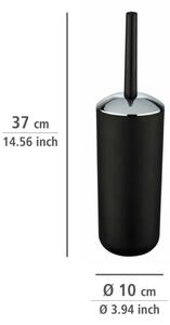 WENKO 21210100 - WC štětka BRASIL 10x37 cm černá/lesk. chrom