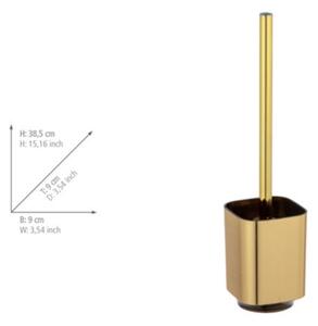 WENKO 24162100 - WC štětka AURON 9x38,5 cm zlatá