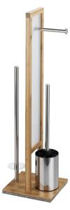 WENKO 24391100 - WC kartáč RIVALTA 18x70 cm hnědá/bílá/černá