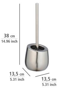 WENKO 24140100 - WC štětka BADI 13,5x38 cm stříbrná