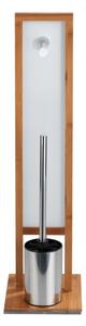 WENKO 24391100 - WC kartáč RIVALTA 18x70 cm hnědá/bílá/černá