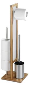 WENKO 24391100 - WC kartáč RIVALTA 18x70 cm hnědá/bílá/černá