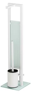 WENKO 21565100 - WC štětka RIVALTA 18x70 cm bílá/černá
