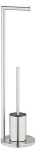 WENKO 25676100 - WC set FERLA 18x69,5 cm nerez/satin