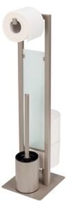 WENKO 25553100 - WC štětka RIVALTA 18x70 cm béžová/černá