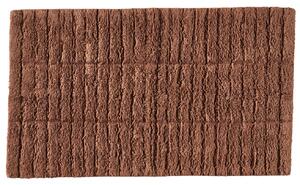 Zone Denmark Terakotově červená bavlněná koupelnová předložka Tiles 50 x 80 cm