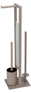 WENKO 25553100 - WC štětka RIVALTA 18x70 cm béžová/černá