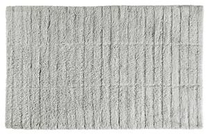 Zone Denmark Světle šedá bavlněná koupelnová předložka Tiles 50 x 80 cm
