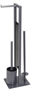 WENKO 25552100 - WC štětka RIVALTA 18x70 cm šedá/černá