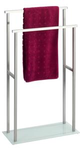 WENKO 23438100 - Stojan na ručníky DEBAR 20x83 cm nerez/satin/bílá