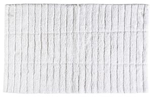 Zone Denmark Bílá bavlněná koupelnová předložka Tiles 50 x 80 cm